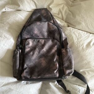 Stylish Black and Gray Men's Backpack